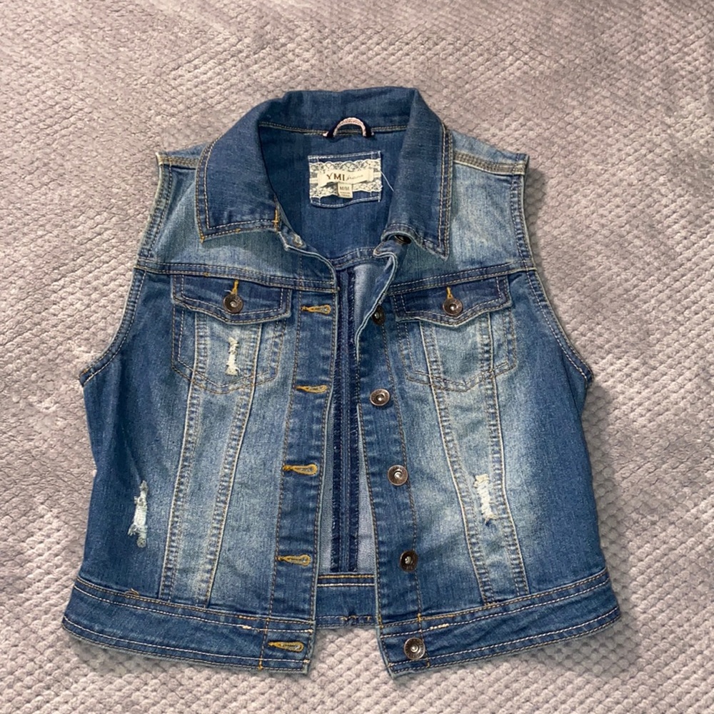 YMI Jeans Denim Vest Size Medium